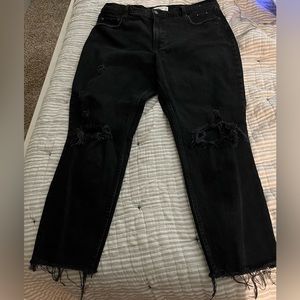 Abercrombie Skinny High Rise black jeans